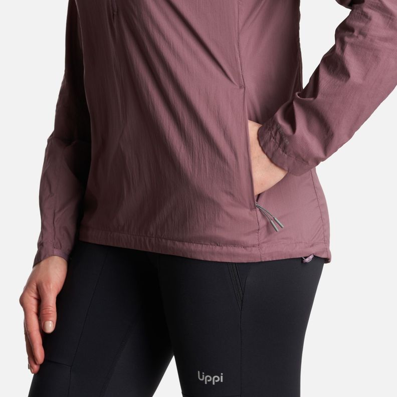 Chaqueta Mujer  Spry WindBreaker 14 Zip Hoody Jacket Morado Lippi-5