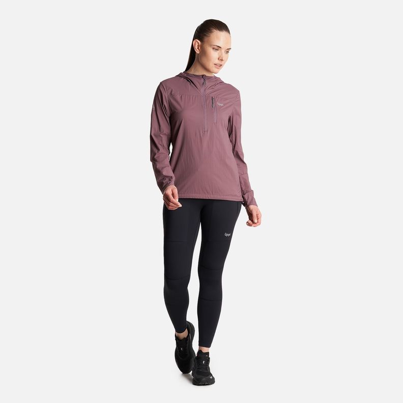Chaqueta Mujer  Spry WindBreaker 14 Zip Hoody Jacket Morado Lippi-7