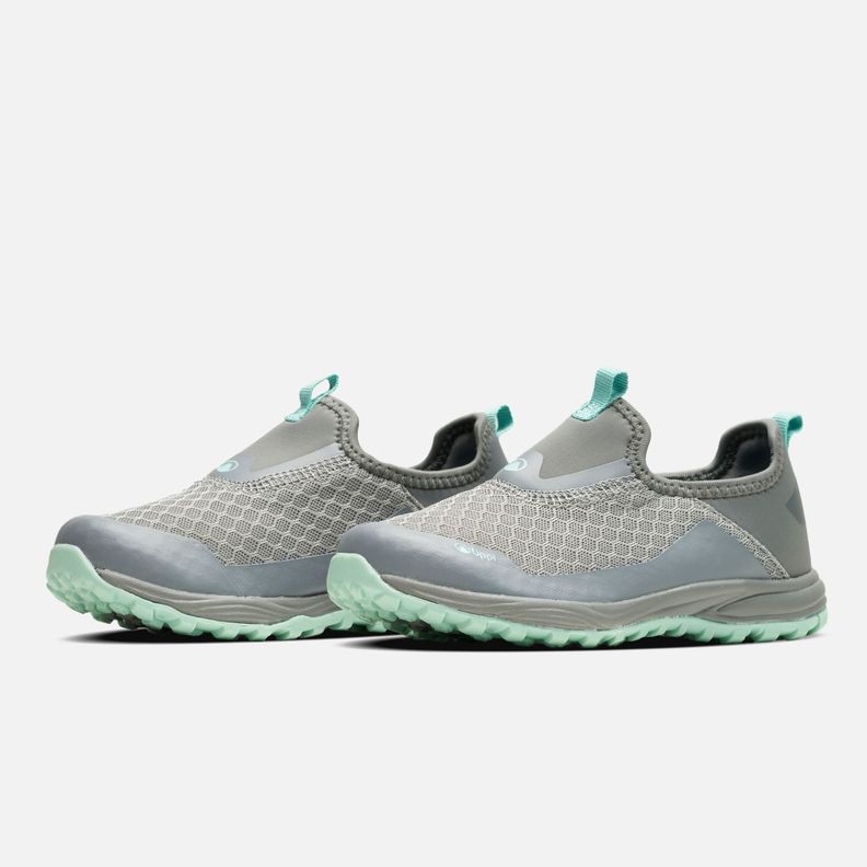 Zapatilla Niña Panal Kids Gris Turquesa Lippi-1