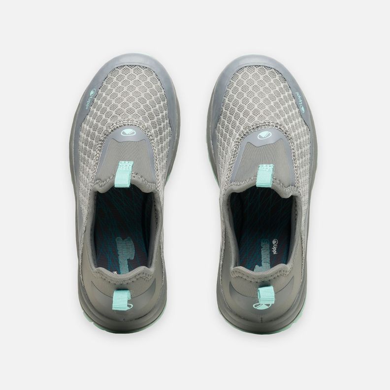 Zapatilla Niña Panal Kids Gris Turquesa Lippi-3