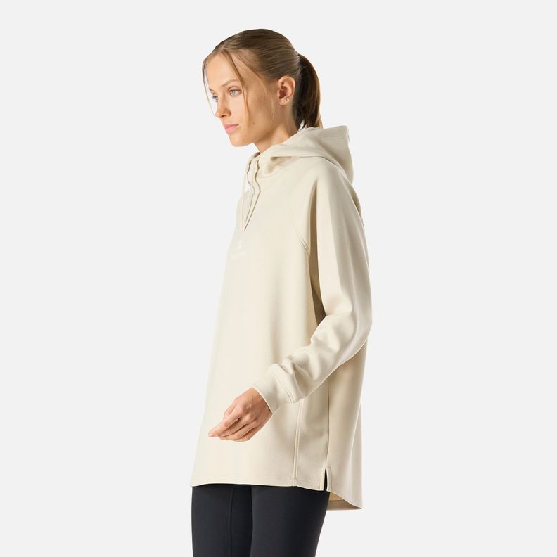 Polerón Mujer Tempo Sweatshirt Hoody Crema Vulcano-1