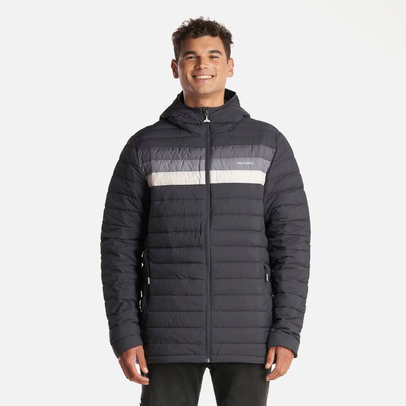 Chaqueta Hombre Infiernillo Con Gorro Negro Haka Honu I23-1