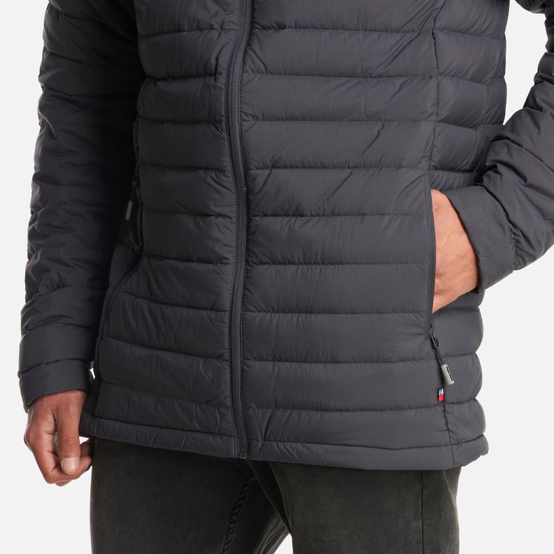 Chaqueta Hombre Infiernillo Con Gorro Negro Haka Honu I23-5