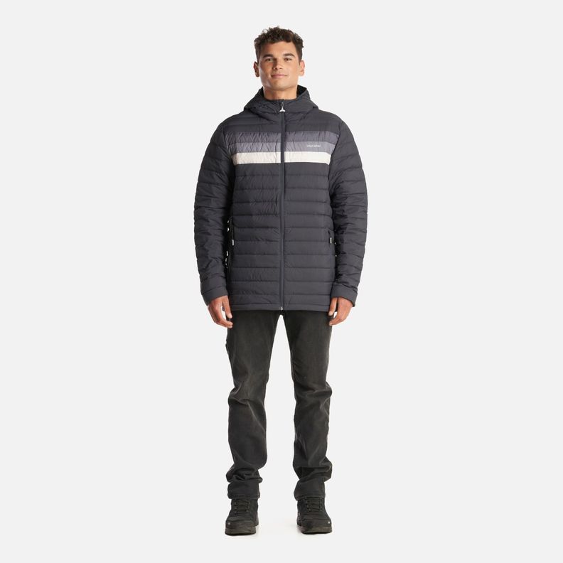 Chaqueta Hombre Infiernillo Con Gorro Negro Haka Honu I23-8