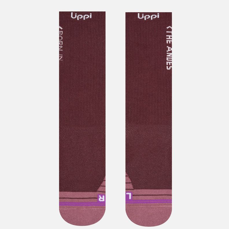 Calcetines Mujer Trekking Light Socks Burdeo Lippi-1