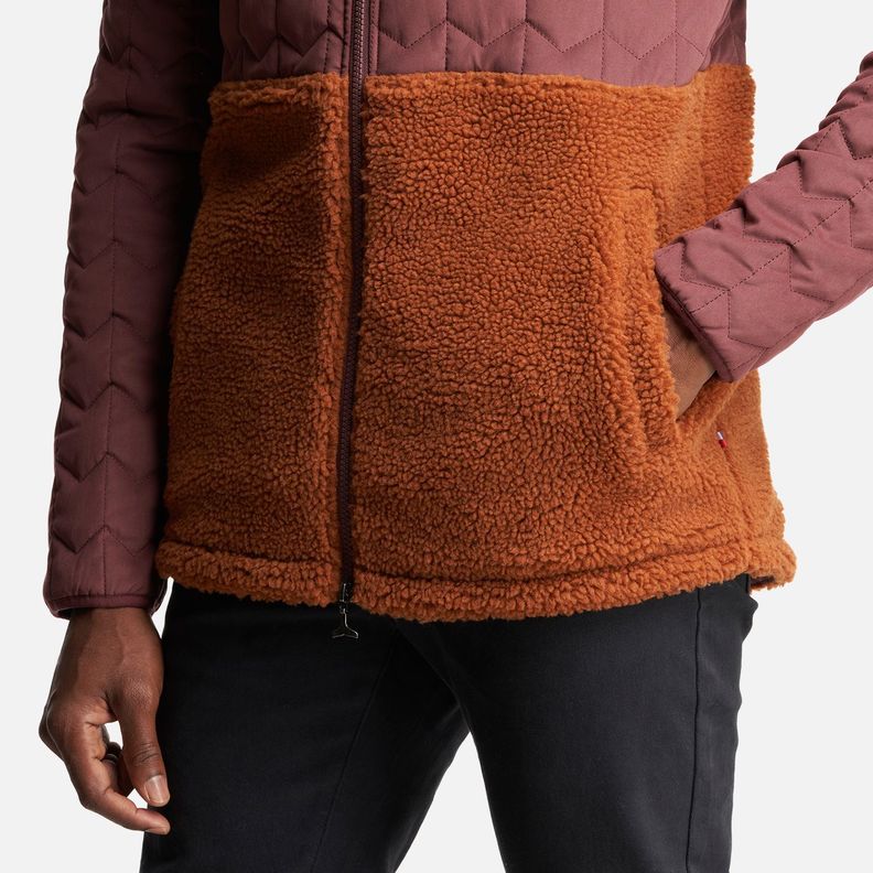 Chaqueta Hombre Noes-Ni Burdeo/Terracota Haka Honu-4