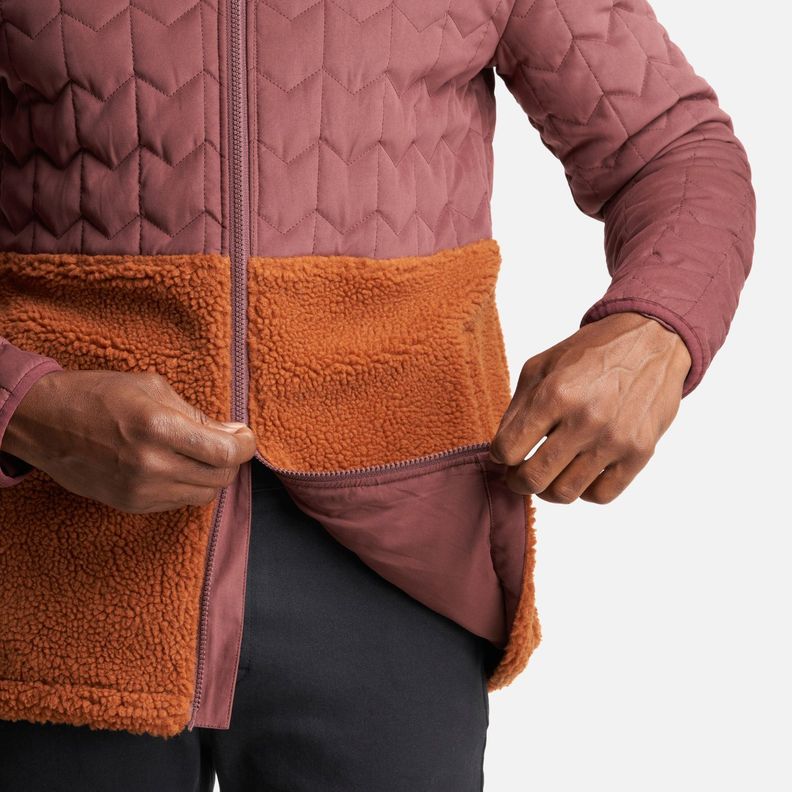 Chaqueta Hombre Noes-Ni Burdeo/Terracota Haka Honu-5