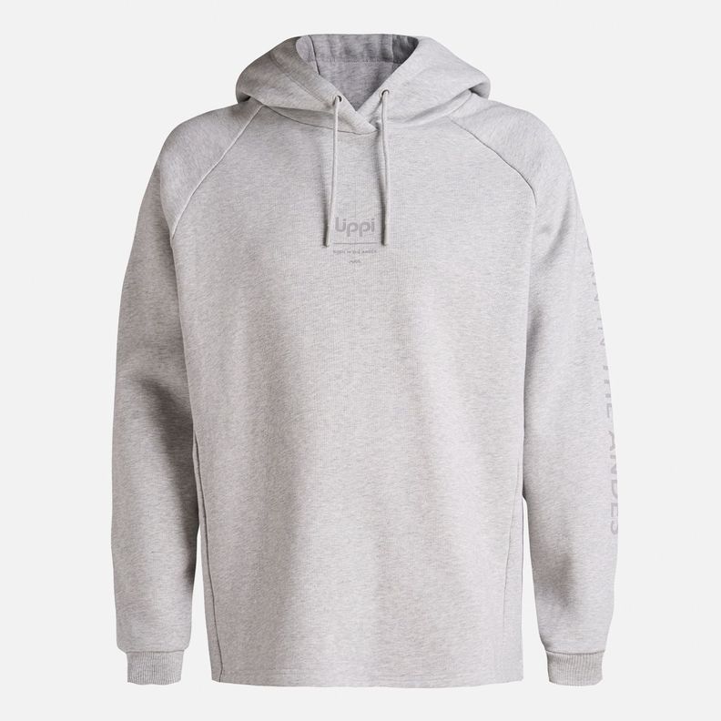 Polerón Hombre Heavy Duty Sweatshirt Gris Claro Lippi I25-6