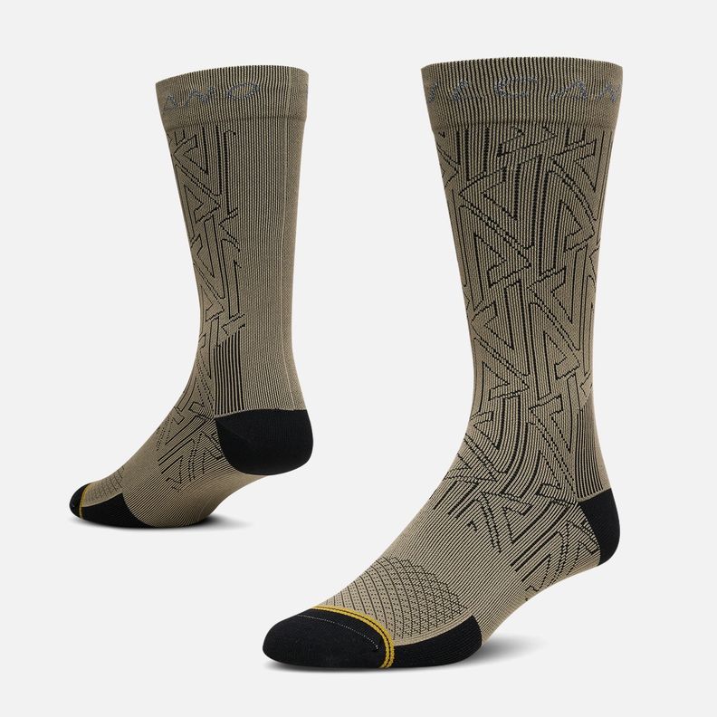 Calcetin Unisex Vulcano Bike Socks Caqui Lippi-0