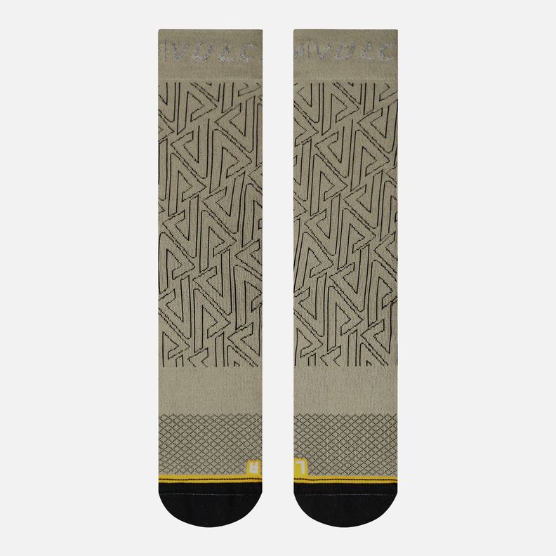 Calcetin Unisex Vulcano Bike Socks Caqui Lippi-1