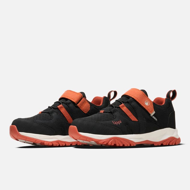 Zapato Niño Tellus Low Kids Negro / Naranjo Lippi I25-3