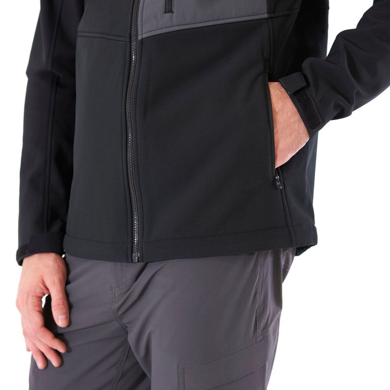 Chaqueta Hombre Macaya Softshell Hoody Jacket Negro Lippi V21-5