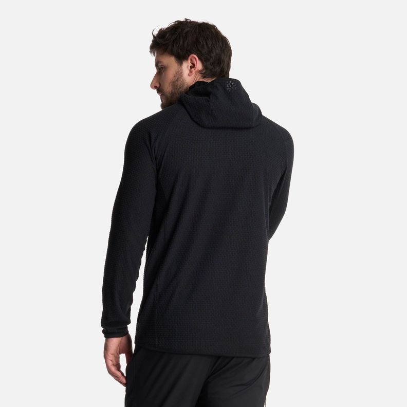 Polerón Hombre Jacaranda Nano-F 14 Zip Hoody Negro Lippi V25-2