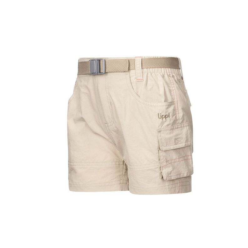 Short Niña Mini Just-Go Q-Dry Cargo Shorts Crudo Lippi V23-0