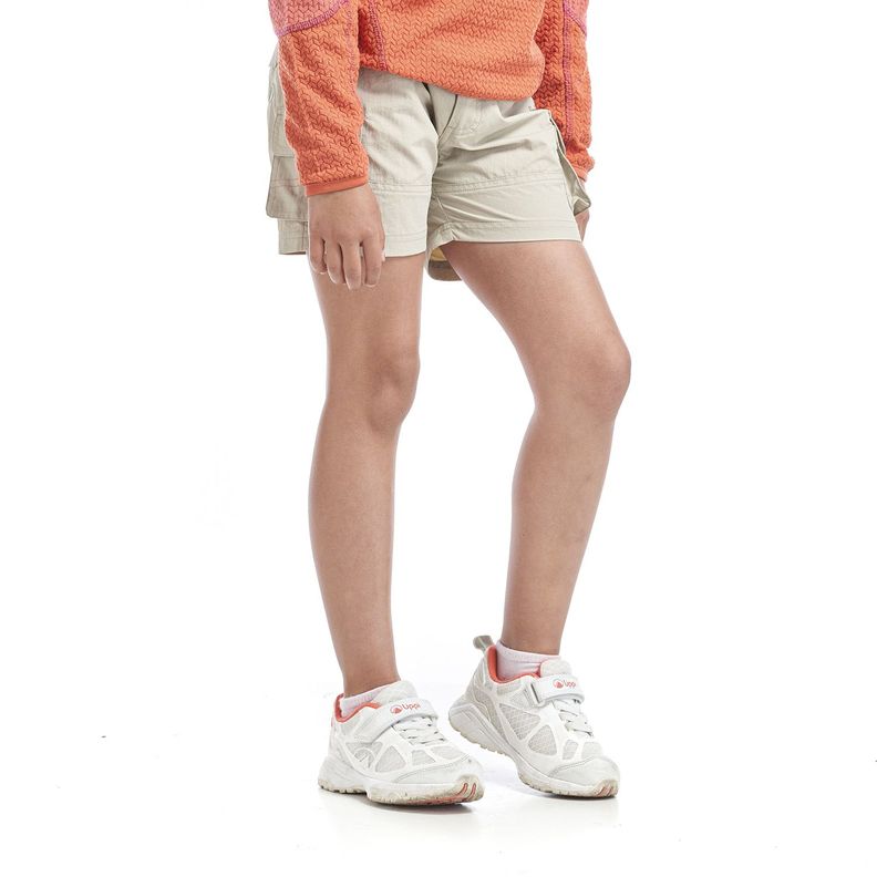 Short Niña Mini Just-Go Q-Dry Cargo Shorts Crudo Lippi V23-2