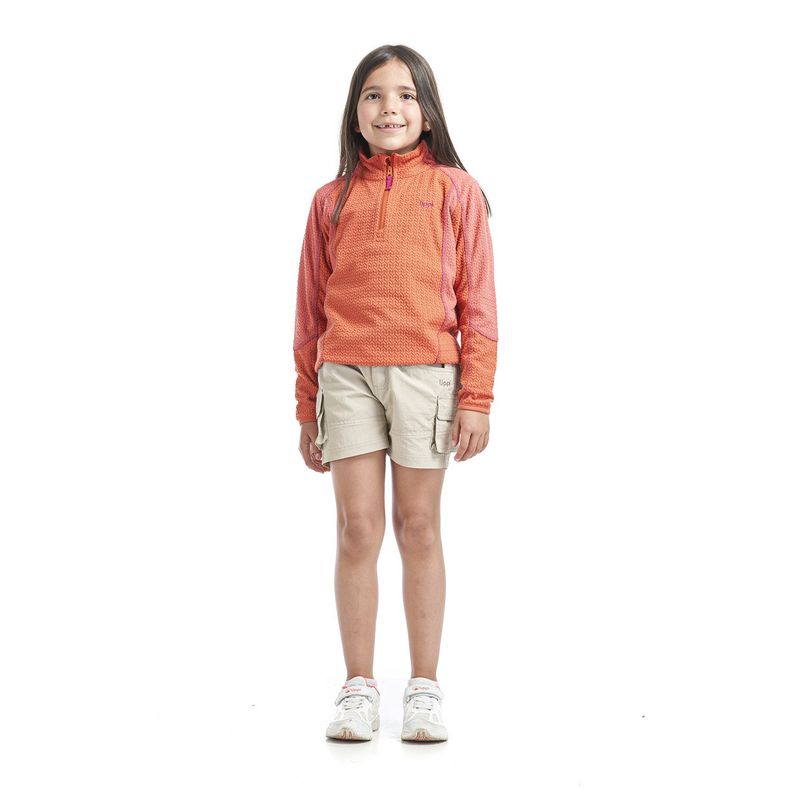 Short Niña Mini Just-Go Q-Dry Cargo Shorts Crudo Lippi V23-4