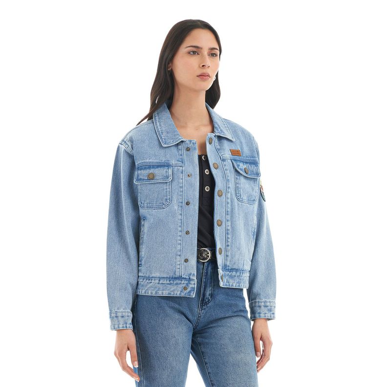 Chaqueta Mujer James Jeans Celeste Haka Honu V22-2