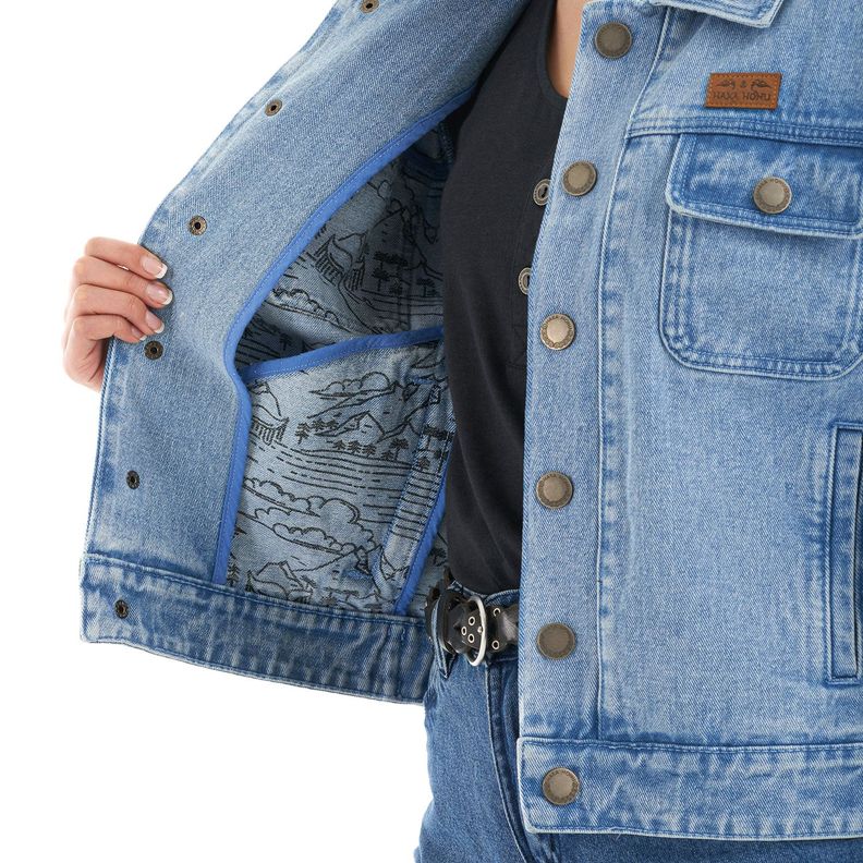 Chaqueta Mujer James Jeans Celeste Haka Honu V22-6