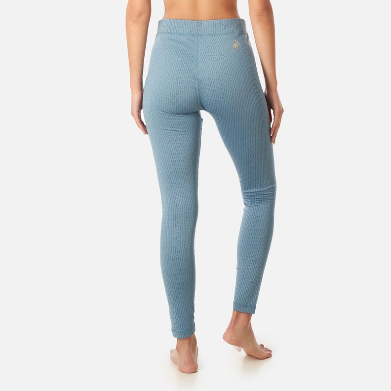 Primera Capa Mujer Huemul Bottom Print Celeste Haka Honu V23-2