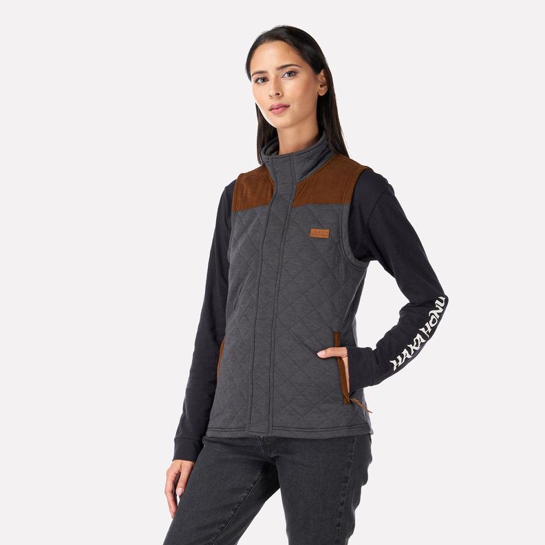 Poleron Mujer Vest-ir Negro Haka Honu-1