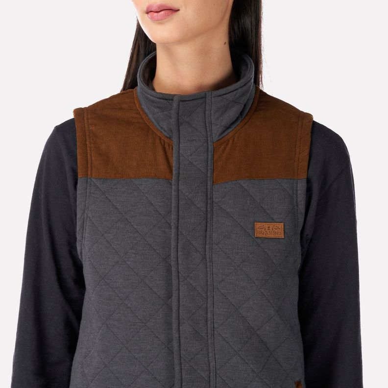Poleron Mujer Vest-ir Negro Haka Honu-3