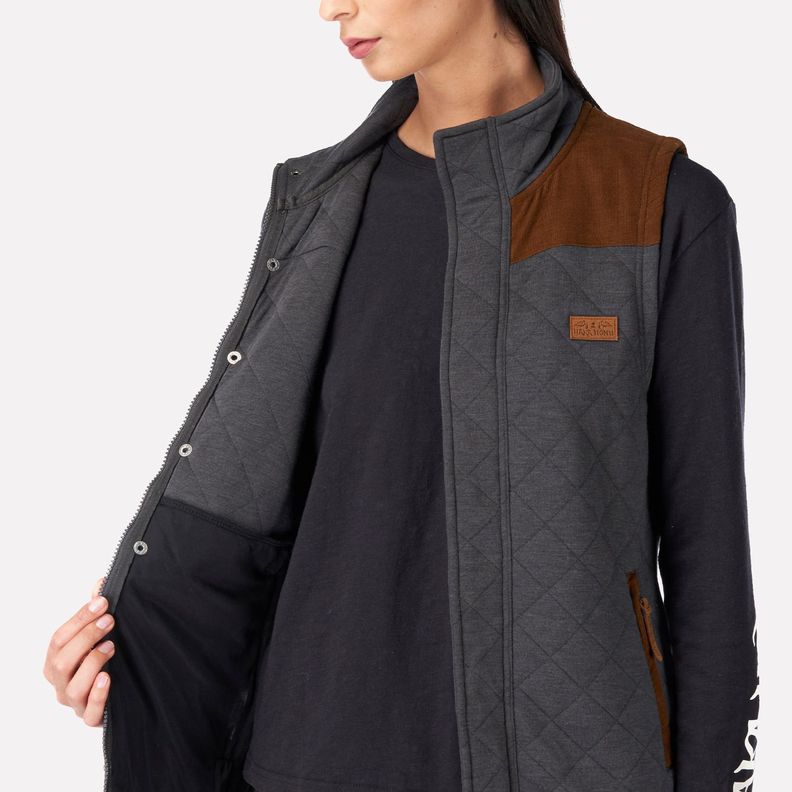 Poleron Mujer Vest-ir Negro Haka Honu-4