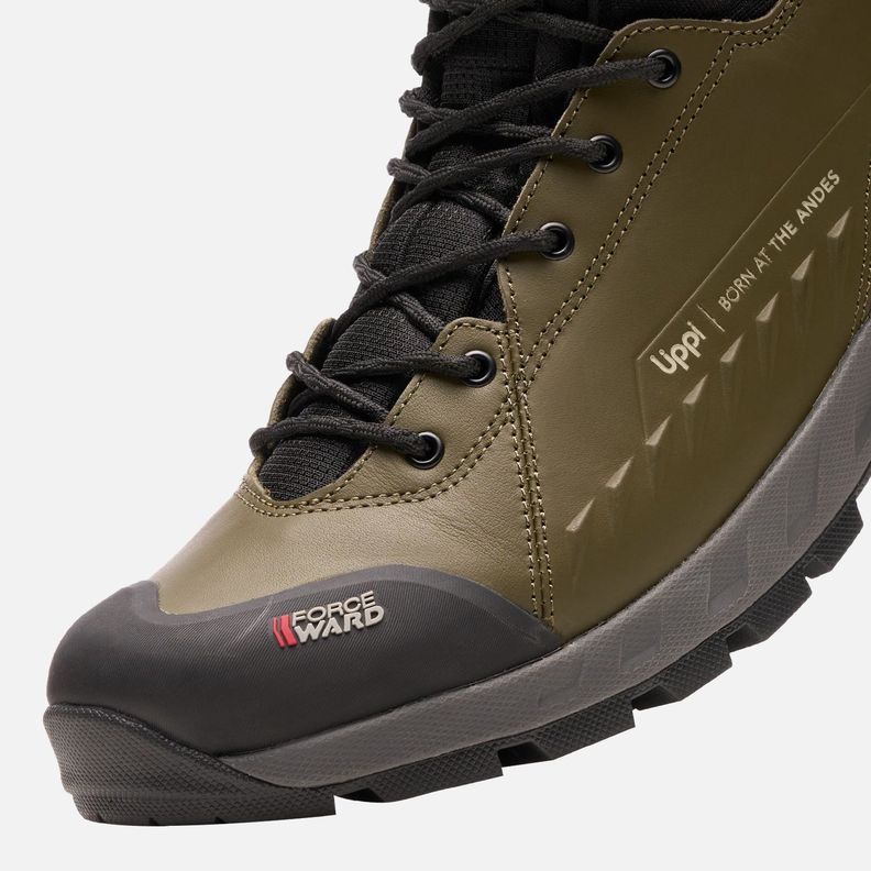 Botín Hombre Tronador Verde Militar Lippi-6