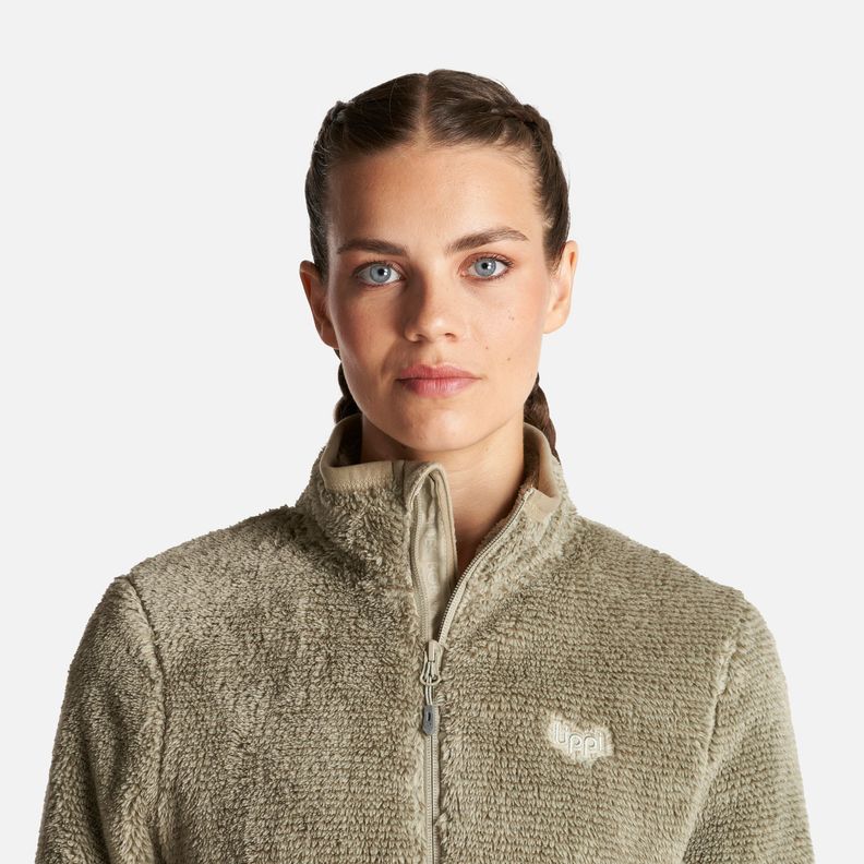 Chaqueta Mujer Ferret Shaggy-Pro Jacket Verde Grisaceo Lippi I23-5