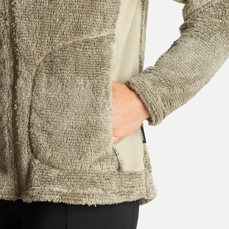 Chaqueta Mujer Ferret Shaggy-Pro Jacket Verde Grisaceo Lippi I23-6