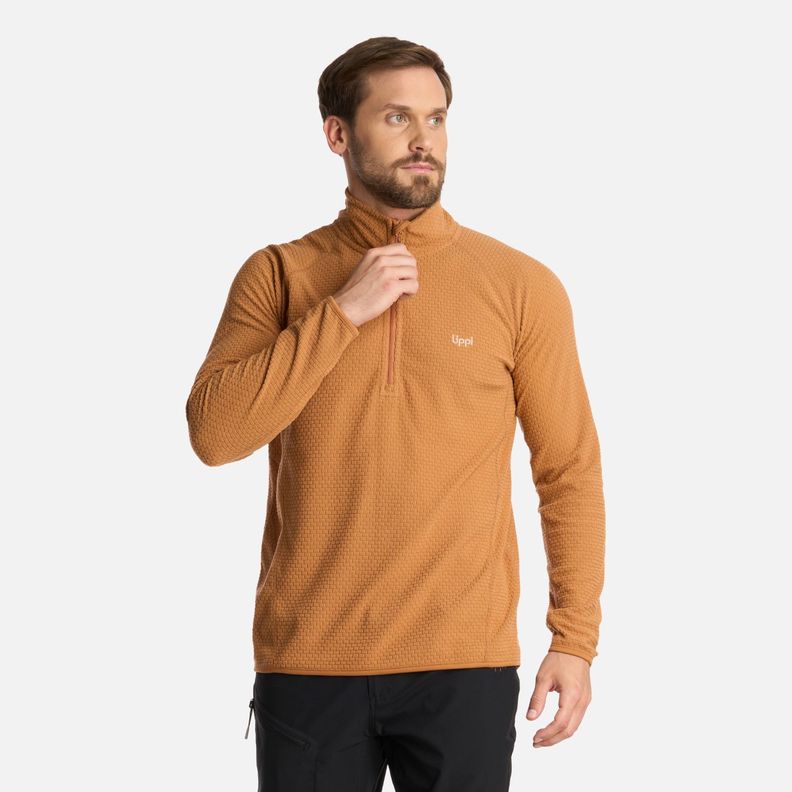 Polerón Hombre Jacaranda Nano-F 14 Zip Camel Lippi I25-0