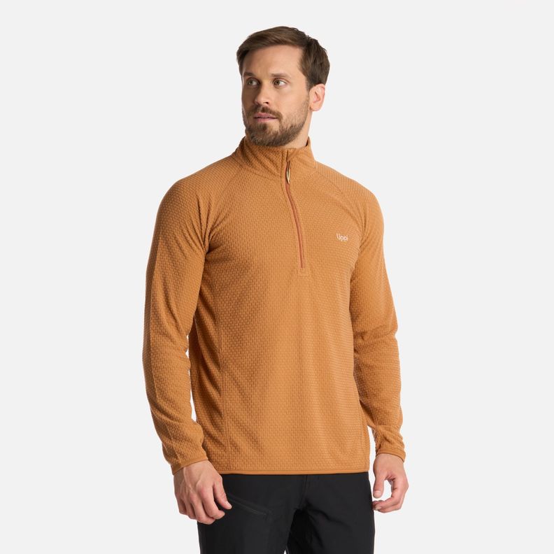 Polerón Hombre Jacaranda Nano-F 14 Zip Camel Lippi I25-1