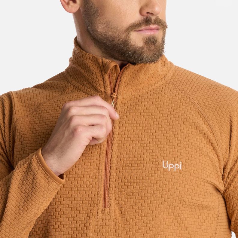 Polerón Hombre Jacaranda Nano-F 14 Zip Camel Lippi I25-3