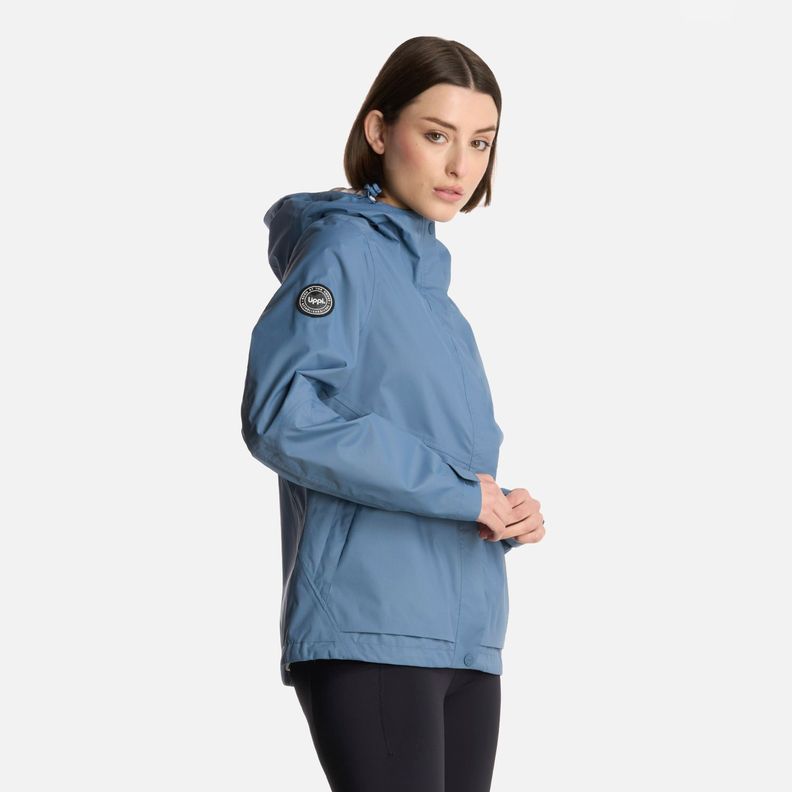 Chaqueta Mujer Blizzard B-Dry Hoody Jacket Azul Piedra Lippi-1