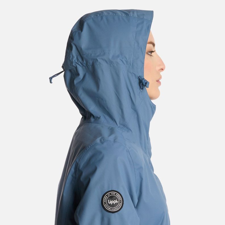 Chaqueta Mujer Blizzard B-Dry Hoody Jacket Azul Piedra Lippi-3