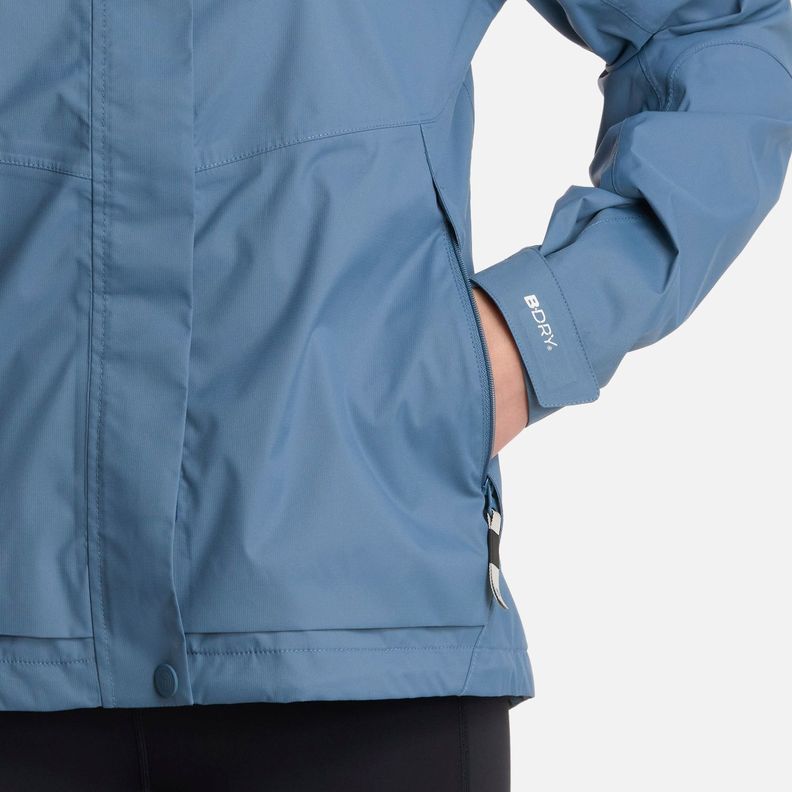 Chaqueta Mujer Blizzard B-Dry Hoody Jacket Azul Piedra Lippi-4
