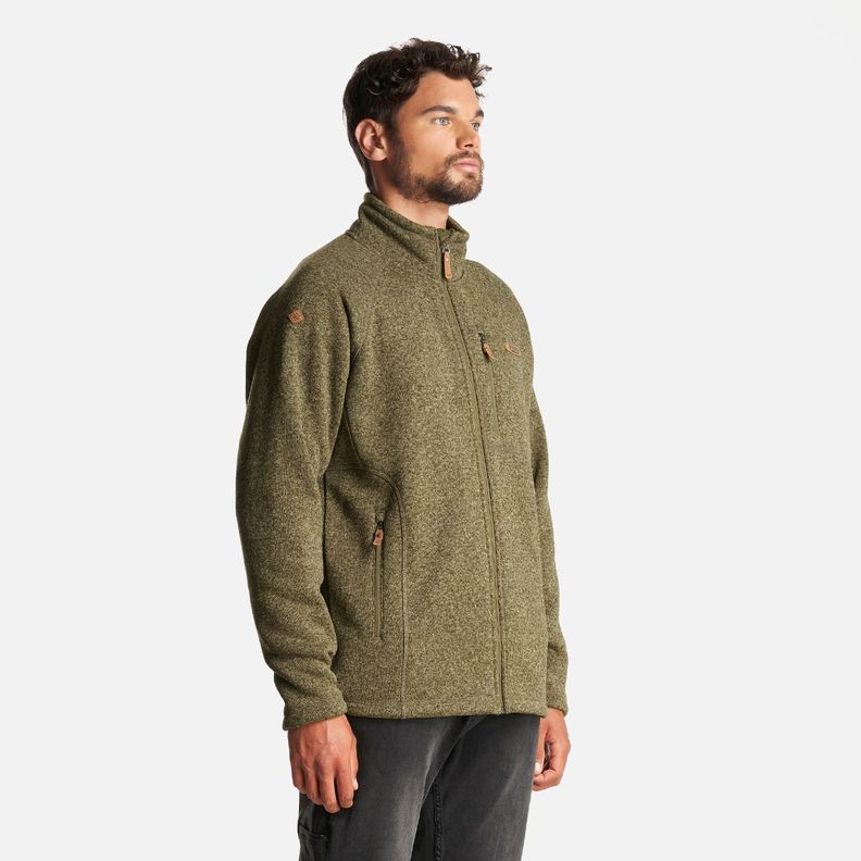 Chaqueta Hombre Wrap Up Blend Pro Jacket Melange Verde Oscuro Lippi-2