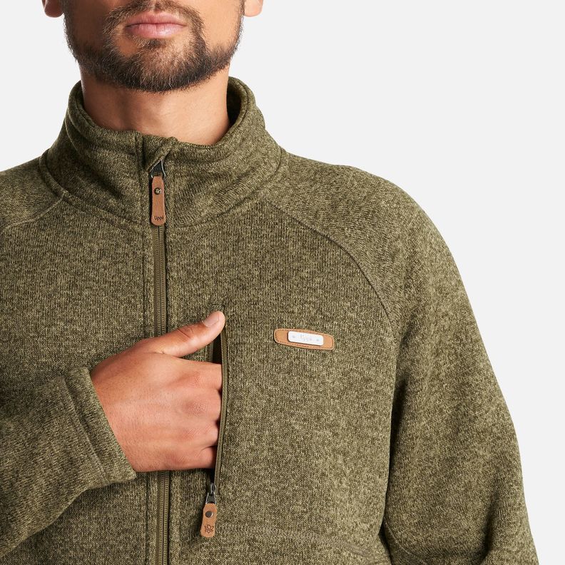 Chaqueta Hombre Wrap Up Blend Pro Jacket Melange Verde Oscuro Lippi-4
