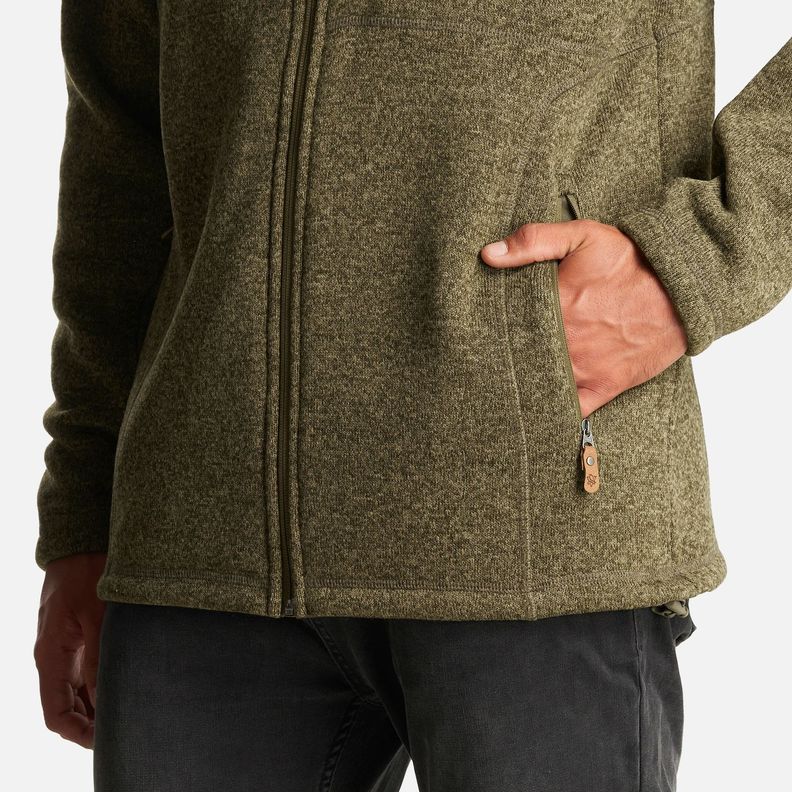 Chaqueta Hombre Wrap Up Blend Pro Jacket Melange Verde Oscuro Lippi-5