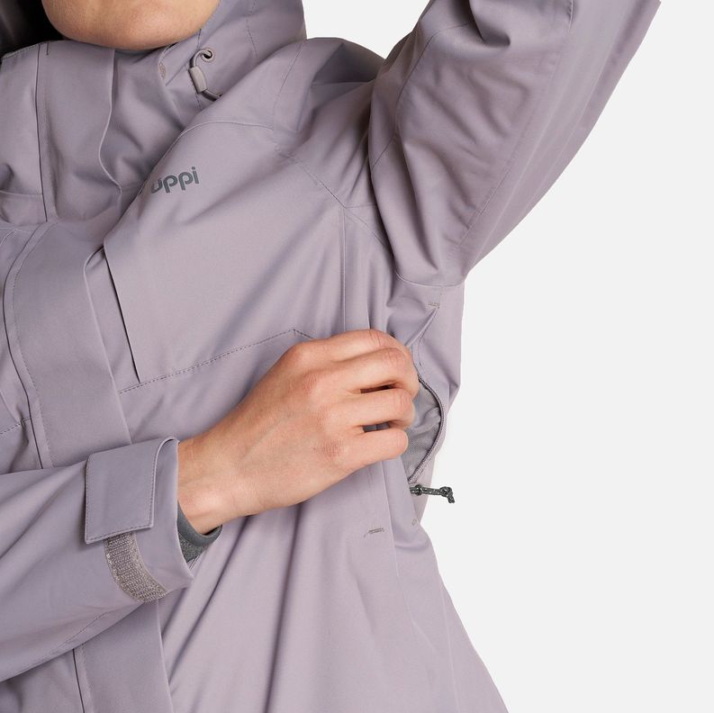 Chaqueta Mujer Tres Cruces Fusion-3 Hoody Jacket Malva/Gris Medio Lippi-7