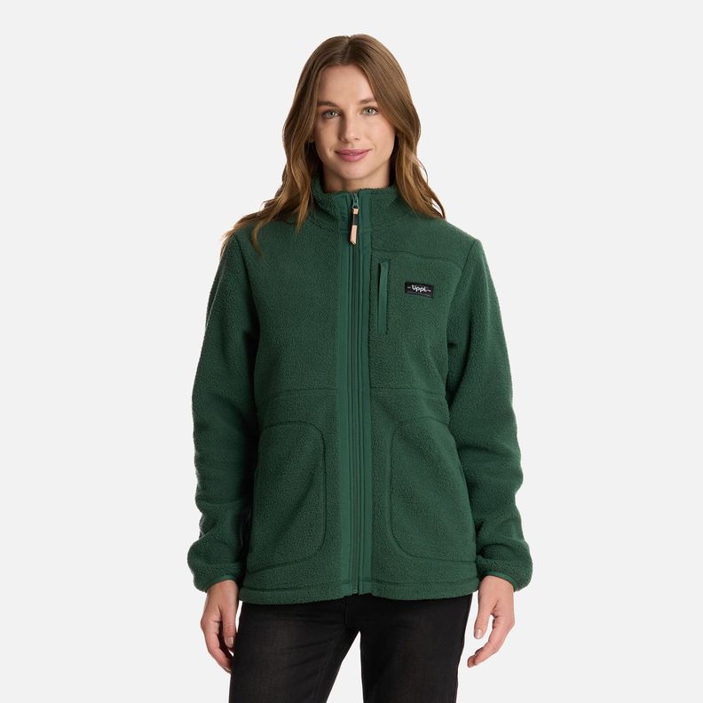 Polar Mujer Hug-Like Shaggy Pro Verde Botella Lippi I25-0