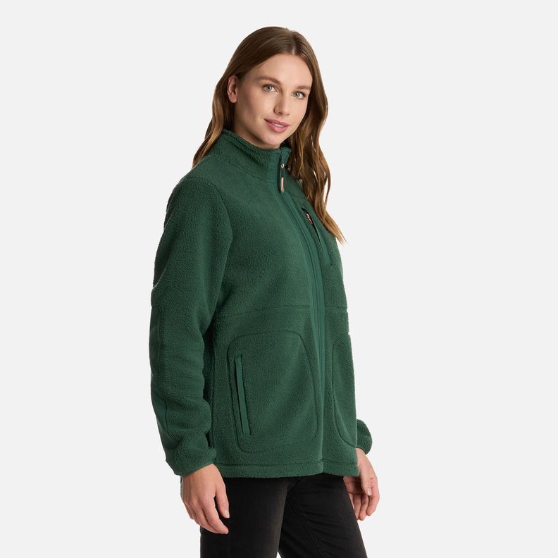 Polar Mujer Hug-Like Shaggy Pro Verde Botella Lippi I25-1