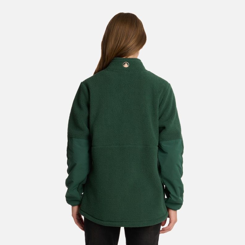 Polar Mujer Hug-Like Shaggy Pro Verde Botella Lippi I25-2