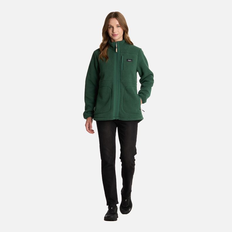 Polar Mujer Hug-Like Shaggy Pro Verde Botella Lippi I25-5