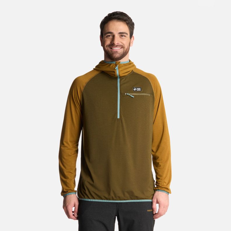 Polerón Hombre Taina Pro Verde Musgo Haka Honu V25-0
