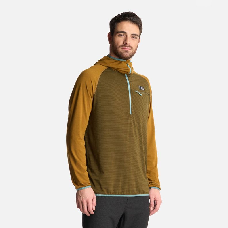 Polerón Hombre Taina Pro Verde Musgo Haka Honu V25-1