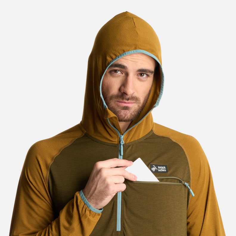 Polerón Hombre Taina Pro Verde Musgo Haka Honu V25-3