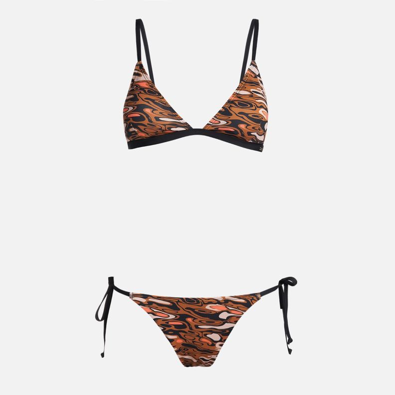 Traje de Baño Mujer Bahia Print Cafe Haka Honu-0