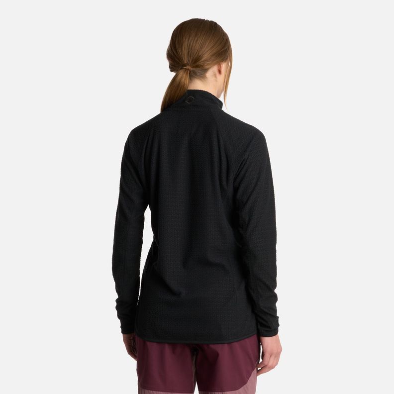 Polerón Mujer Jacaranda Nano-F 14 Zip Negro Lippi I25-2