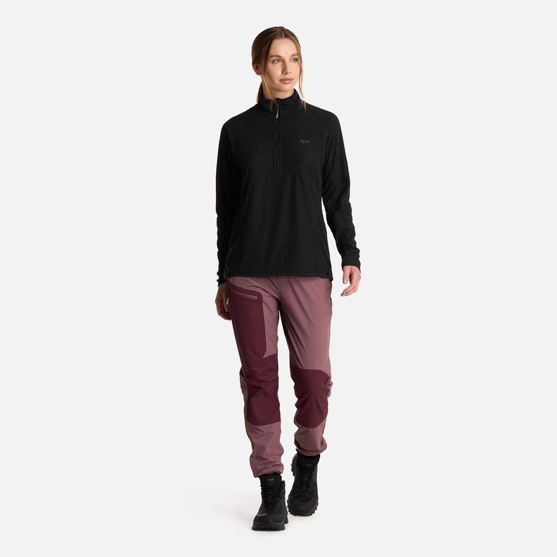 Polerón Mujer Jacaranda Nano-F 14 Zip Negro Lippi I25-4