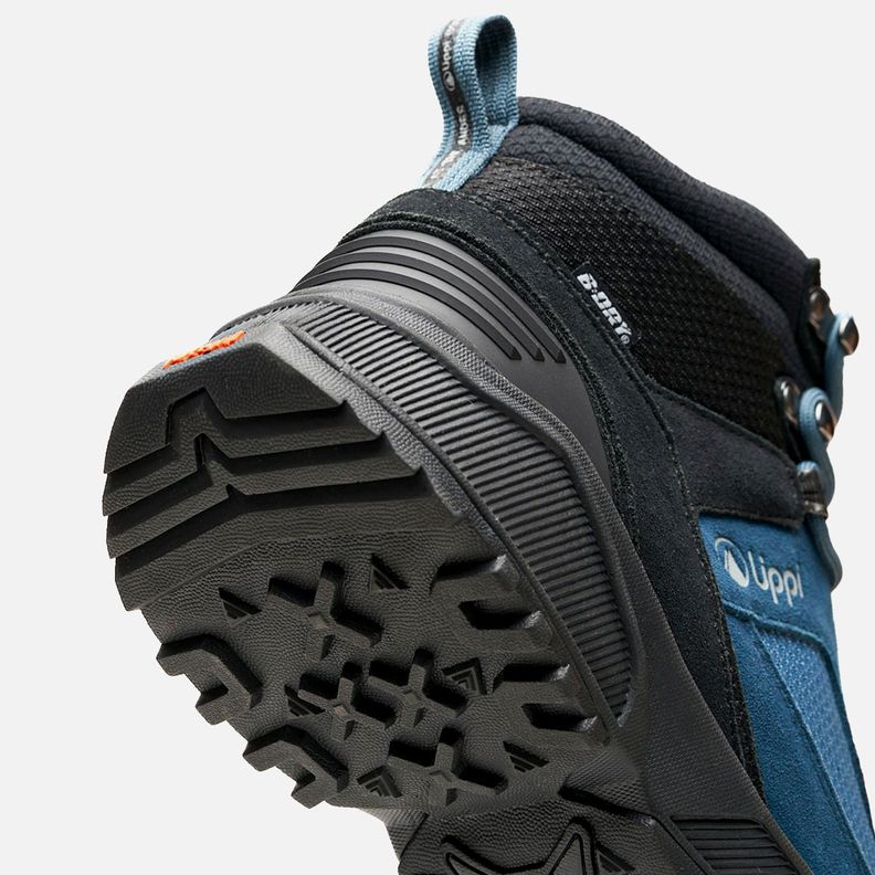 Botín Mujer Hill Hiker Azul Piedra Negra Lippi-6